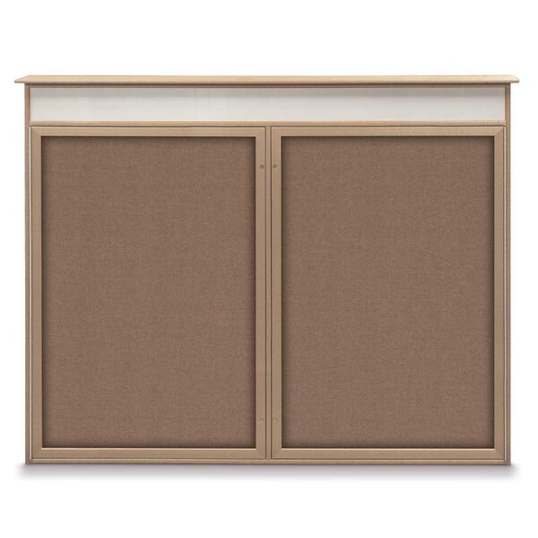Single Door Enclosed Indoor Letterboard